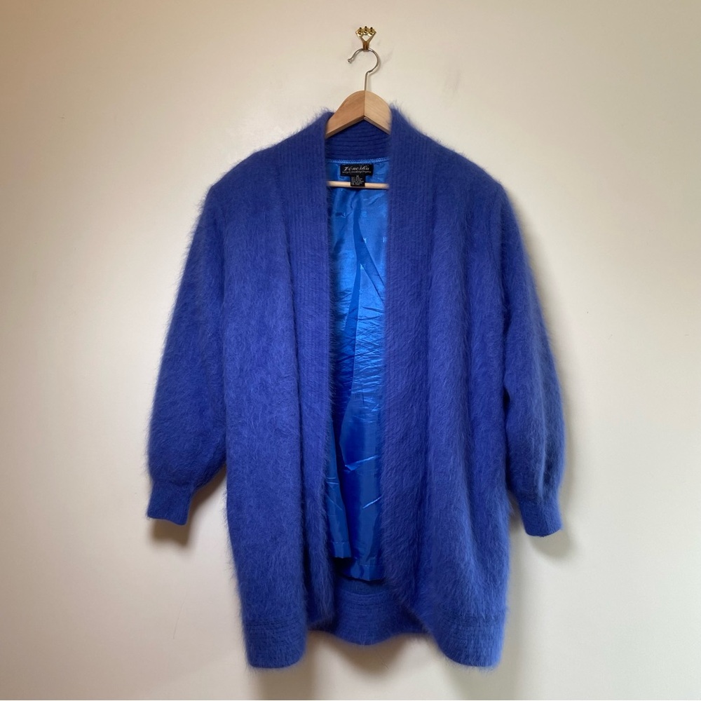 Vintage Vaneshsa Mohair Angora Fuzzy Coat